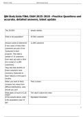 QBA Study Guide FINAL EXAM 2025-2026 &ndash;Practice Questions and  accurate&comma; detailed answers&comma; latest update 