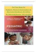Full Test Bank For Pediatric Physical Examination&colon; An Illustrated Handbook 4th Edition By Uderstadt&comma;Keeton 100&percnt;Verified 