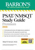 PSAT&sol;NMSQT Premium Study Guide&comma; 2026&colon; 2 Practice Tests &plus; Comprehensive Review&plus; 200 Online Drills &lpar;Barron's Test Prep&rpar; Premium&comma;Study Guide Edition