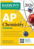 AP Chemistry Premium&comma; 2026&colon; Prep Book with 6 Practice Tests &plus; Comprehensive Review &plus; Online Practice &lpar;Barron's AP Prep&rpar; Premium Edition