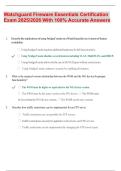 Watchguard Fireware Essentials Certification Exam 2025&sol;2026 With 100&percnt; Accurate Answers