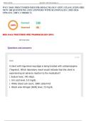 WGU D441 PROCTORED HESI PHARMACOLOGY GHV1 EXAM &vert; EXPLORE NEW 100 QUESTIONS AND ANSWERS WITH RATIONALES &vert;  UPDATE &vert; 100&percnt; CORRECT&period;