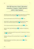 Xcel Life Insurance Exam &vert; Questions  & Answers &vert; Grade A &vert; 100&percnt; Correct &vert;  &lpar;2025&sol; 2026 Update&rpar;  