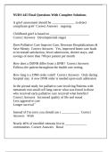 NURS 445 Final Questions With Complete Solutions