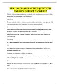 BUS 1101 EXAMS BUNDLE&comma; ALL WITH  QUESTIONS AND 100&percnt; CORRECT ANSWERS