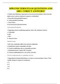 DPR END TERM EXAM QUESTIONS AND 100&percnt; CORECT ANSWERS