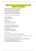 HIM 410 EXAM 3 QUESTIONS AND 100&percnt; CORECT ANSWERS