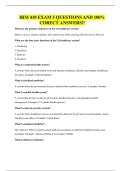 HIM 410 EXAM 5 QUESTIONS AND 100&percnt; CORECT ANSWERS