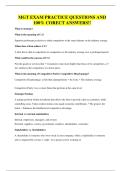 MGT EXAM PRACTICE QUESTIONS AND 100&percnt; CORECT ANSWERS