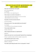 NSG 232  EXAMS BUNDLE&comma; ALL WITH  QUESTIONS AND 100&percnt; CORRECT ANSWERS