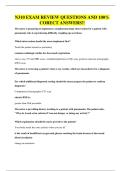 N310 EXAM REVIEW QUESTIONS AND 100&percnt; CORECT ANSWERS&excl;