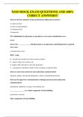 N310 MOCK EXAM QUESTIONS AND 100&percnt; CORECT ANSWERS