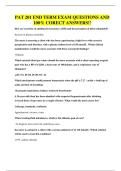 PAT 201 END TERM EXAM QUESTIONS AND 100&percnt; CORECT ANSWERS