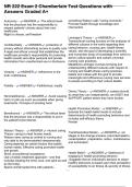 NR 222 Exam 2 Chamberlain Test Questions with Answers Graded A&plus;