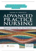 Advanced Practice Nursing Essential Knowledge for the Profession 5th Edition by Susan M&period; DeNisco Test Bank&colon; All Chapters Included with Rationales 100&percnt; Original&vert; LATEST UPDATE&period;