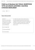 CSLB Law & Business Set 1 EXAM&comma; QUESTIONS WITH ACCURATE ANSWERS &vert; MULTIPLE CHOICES &vert;20252026&excl;&excl;