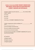 FLORIDA LP GAS & RULES EXAM  NEWEST VERSION 2025-2026 HIGHLY TESTED PRACTICE QUESTIONS WITH CORRECT ANSWERS AND RATIONALES&period;