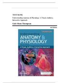 Test Bank - Understanding Anatomy and Physiology&comma; 4th Edition &lpar;Thompson&comma; 2025&rpar;&comma; Chapter 1-25 &vert; All Chapters