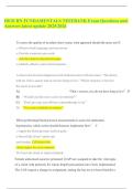HESI RN Fundamentals Test Bank &ndash; Exam Questions and Answers&comma; Latest Update 2025&sol;2026