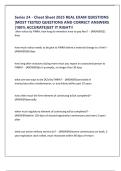 Series 24 - Cheat Sheet 2025 REAL EXAM QUESTIONS &vert;MOST TESTED QUESTIONS AND CORRECT ANSWERS &vert;100&percnt; ACCURATE&vert;GET IT RIGHT&excl;&excl;