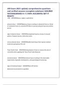 JSO Exam 2025 update&vert; comprehensive questions and verified answers &lpar;complete solutions&rpar; ASSURED SUCCESS&vert;GRADE A&plus;&excl;&excl; &lpar;100&percnt; ACCURATE&rpar; GET IT RIGHT&excl;&excl;