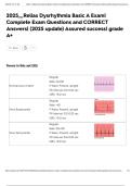 2025&comma;&comma;&comma;&comma;Relias Dysrhythmia Basic A Exam&vert; Complete Exam Questions and CORRECT Answers&vert; &lpar;2025 update&rpar; Assured success&vert; grade A&plus;