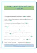A2L EXAM 2025 QUESTIONS AND ANSWERS