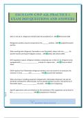 ESCO LOW GWP A2L PRACTICE 1 EXAM 2025 QUESTIONS AND ANSWERS