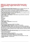 NRSG 423 - Diabetic Ketoacidosis &lpar;DKA&rpar; Study Guide &ndash; Pathophysiology&comma; Triggers&comma; Risk Factors &ndash; A&plus; Nursing Notes&period;pdf