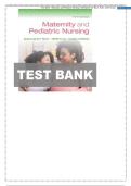 Test Bank for Maternity and Pediatric Nursing&comma; 5th Edition&period; by Susan Ricci&comma; Terri Kyle&comma; Susan Carman&period; All Chapters Covered&vert; 100&percnt; verified Answers&vert; Latest Edition 2025&vert; ISBN-