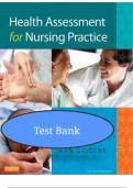 Test Bank for Health Assessment for Nursing Practice &lpar;5th Edition&comma; Susan Fickertt Wilson & Jean Foret Giddens&rpar; &ndash; Complete Exam Questions and Answers&comma; All Chapters