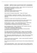 BARBRI - MPRE EXAM QUESTIONS WITH ANSWERS
