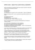MPRE EXAM - OBJECTIVE QUESTIONS & ANSWERS