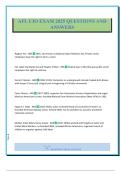 AFL CIO EXAM 2025 QUESTIONS AND ANSWER