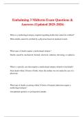 Embalming 3 Midterm Exam Questions & Answers &lpar;Updated 2025-2026&rpar;