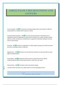 ASB222 EXAM 4 2025 QUESTIONS AND ANSWERS