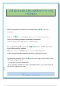 ASB 222 EXAM 2 2025 QUESTIONS AND ANSWERS