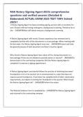 NSA Notary Signing Agent 2025&rpar; comprehensive questions and verified answers &lpar;Detailed & Elaborated&rpar; ACTUAL EXAM 2025 TEST 100&percnt; Solved 2025&excl;&excl;