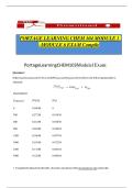 PORTAGE LEARNING CHEM 104 MODULE 1  &ndash;MODULE 6 EXAM Compiled