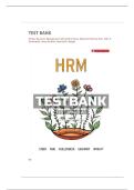 TEST BANK FOR Human Resource Management 6th Edition by Patrick M&period; Wright Sandra Steen&comma; Raymond Andrew Noe&comma; John R&period; Hollenbeck&comma; Barry Gerhart ISBN&colon;978-1260881226 ALL CHAPTERS COVERED YOUR ULTIMATE GUIDE 100&percnt; VERIFIED A&plus; GRADE ASSURED&excl;&excl;&excl;&excl; NEW LATEST UPDATE&excl;