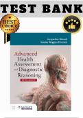Test Bank for Advanced Health Assessment and Diagnostic Reasoning 5th Edition Rhoads&comma; Petersen &vert; All Chapters &lpar;1&ndash;18&rpar; &vert; 2025 Version &vert; Exam-Ready