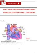 NR 667 &ndash; CEA FNP Capstone Practicum and Intensive &vert; Week 8 Exit Exam Study Guide &ndash; Chamberlain University