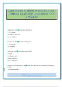 BARTENDER SCHOOL WRITTEN TEST &ndash; DRINKS EXAM 2025 QUESTIONS AND ANSWERS