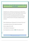 BNMN501 EXAM 2025 QUESTIONS AND ANSWERS