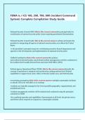FEMA IS 700&period;C Verified Screenshot Questions and Answers &vert; 100&percnt; from ATI&semi;A&plus; GRADE