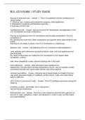BUL 4310 EXAM 1 STUDY GUIDE