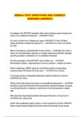 RESNet TEST QUESTIONS AND CORRECT ANSWERS &lpar;NEWEST