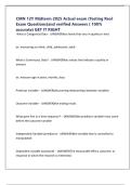 CMN 12Y Midterm 2025 Actual exam &lpar;Testing Real Exam Questions&rpar;and verified Answers &lpar; 100&percnt; accurate&rpar; GET IT RIGHT