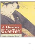 TEST BANK FOR A History of World Societies &comma;Twelfth Edition by Merry E&period; Wiesner-Hanks&comma; Patricia Buckley Ebrey ISBN&colon; 978-1319244552 COMPLETE GUIDE ALL CHAPTERS COVERED 100&percnt; VERIFIED A&plus; GRADE ASSURED&excl;&excl;&excl;&excl;&excl;NEW LATEST UPDATE&excl;&excl;&excl;&excl;