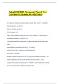 Actual 2025&sol;2026 Air Assault Phase 1 Test Questions & Answers Already Passed